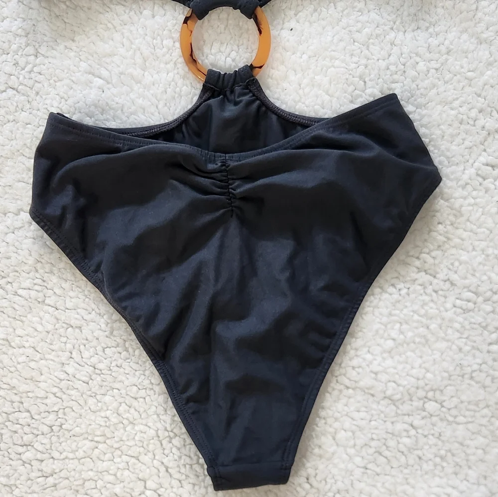 Montce Ky Charcol  Cut-Out One Piece ‎ Swimsuit